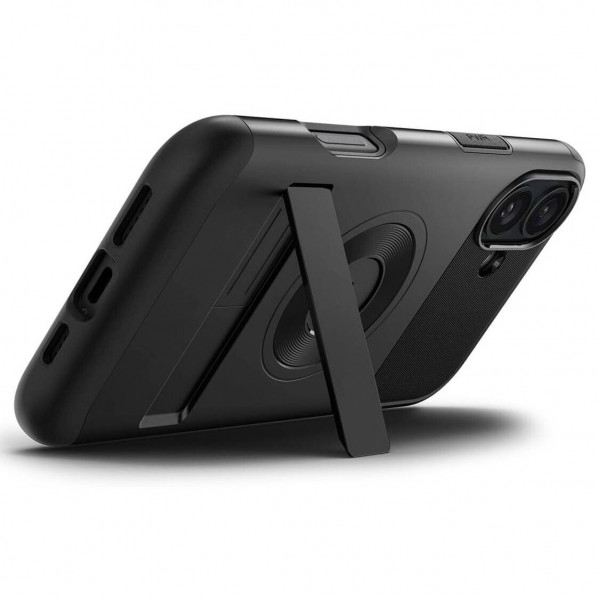 Чохол-накладка Spigen Slim Armor with MagFit для Apple iPhone 16 Plus Black (ACS08098)