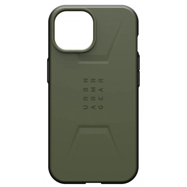 Чохол-накладка Urban Armor Gear Civilian Magsafe для Apple iPhone 15 Olive (114287117272)