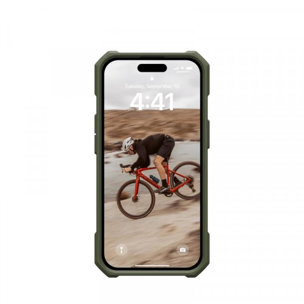 Чохол-накладка Urban Armor Gear Essential Armor Magsafe для Apple iPhone 15 Olive Drab (114288117272)