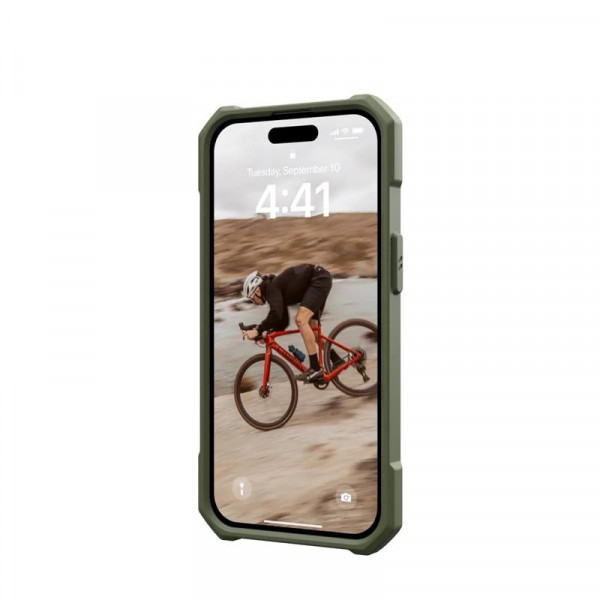 Чохол-накладка Urban Armor Gear Essential Armor Magsafe для Apple iPhone 15 Olive Drab (114288117272)