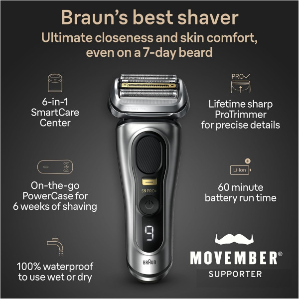 Електробритва Braun Series 9 Pro+ 9577cc Wet&Dry