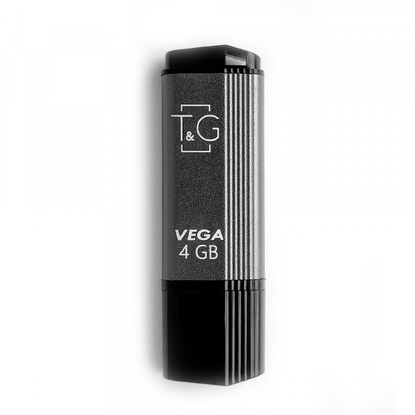 Флеш-накопичувач USB 4GB T&G 121 Vega Series Grey (TG121-4GBGY)