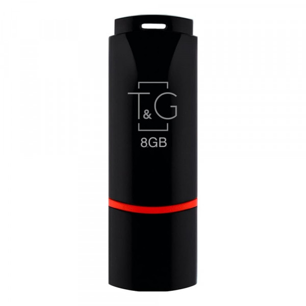 Флеш-накопичувач USB 8GB T&G 011 Classic Series Black (TG011-8GBBK)