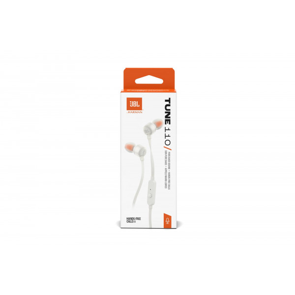 Гарнітура JBL Tune 110 Eco White (JBLT110WHTE)