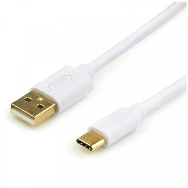 Кабель Atcom (13427) USB 2.0/USB type C, 1.8м, білий