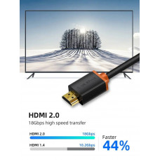 Кабель Cabletime HDMI - HDMI V 2.0 (M/M), 1 м, Black (CH23H)
