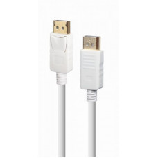 Кабель Cablexpert DisplayPort - DisplayPort V 1.2 (M/M), 1.8 м, білий (CC-DP2-6-W)