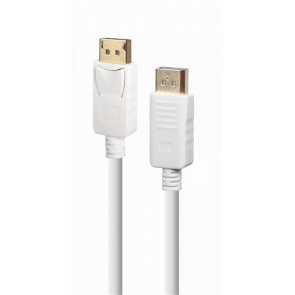 Кабель Cablexpert DisplayPort - DisplayPort V 1.2 (M/M), 1.8 м, білий (CC-DP2-6-W)