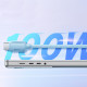 Кабель Essager Breeze USB Type-C - USB Type-C (M/M), 100W, 2 м Blue (EXCTT1-WLA03-P)