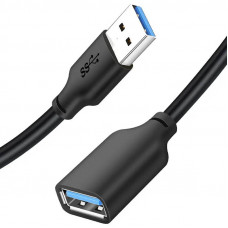 Кабель-подовжувач Cabletime USB - USB V 3.0 (M/F), 2 м, Black (CA11L)