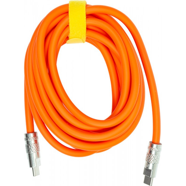Кабель PowerPlant USB Type-C - USB Type-C (M/M) PD 120W, 3м, Orange (CA913923)