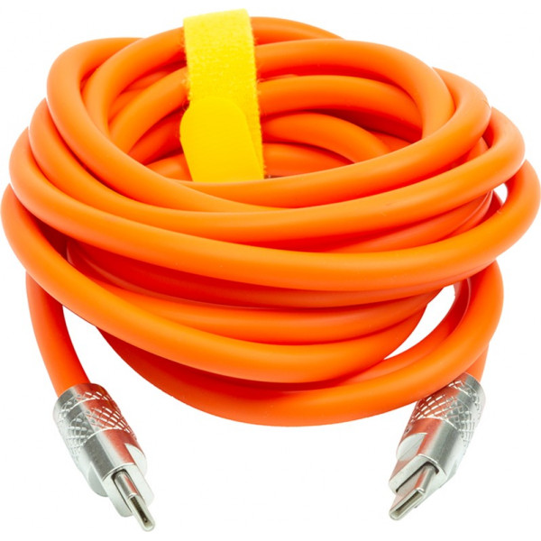 Кабель PowerPlant USB Type-C - USB Type-C (M/M) PD 120W, 3м, Orange (CA913923)