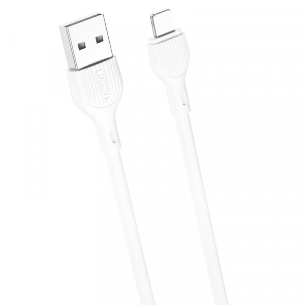 Кабель XO NB200 USB - Lightning, (M/M), 2.1A 1 м White (6920680878017)