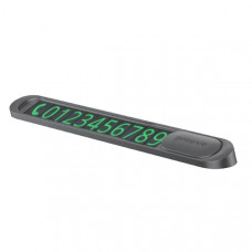 Карта парковки Proove Parking Number Plate Metal Lock Dark Gray (AAPM00000005)