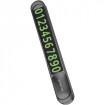 Карта парковки Proove Parking Number Plate Metal Lock Dark Gray (AAPM00000005)
