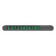 Карта парковки Proove Parking Number Plate Metal Lock Dark Gray (AAPM00000005)