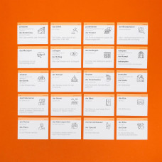 Картки для вивчення німецької мови English Student. Рівень В1.2 - Середній