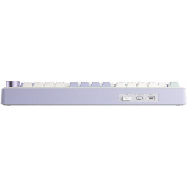 Клавіатура бездротова Aula F75 White (6948391208640)