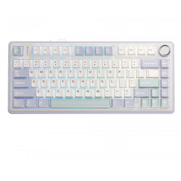 Клавіатура бездротова Aula F75 White (6948391208640)
