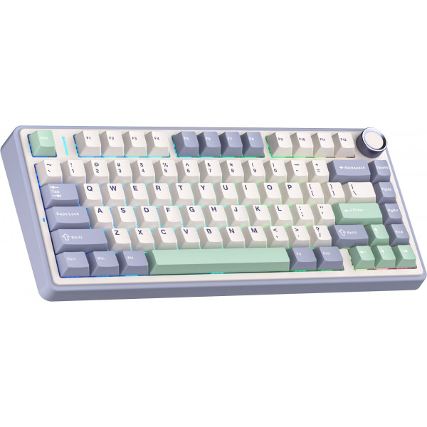 Клавіатура бездротова Aula F75 White (6948391208640)