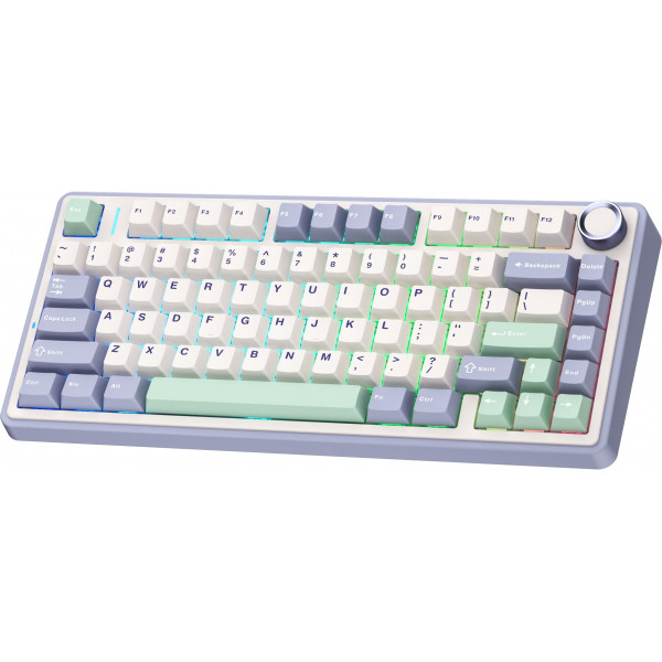 Клавіатура бездротова Aula F75 White (6948391208640)