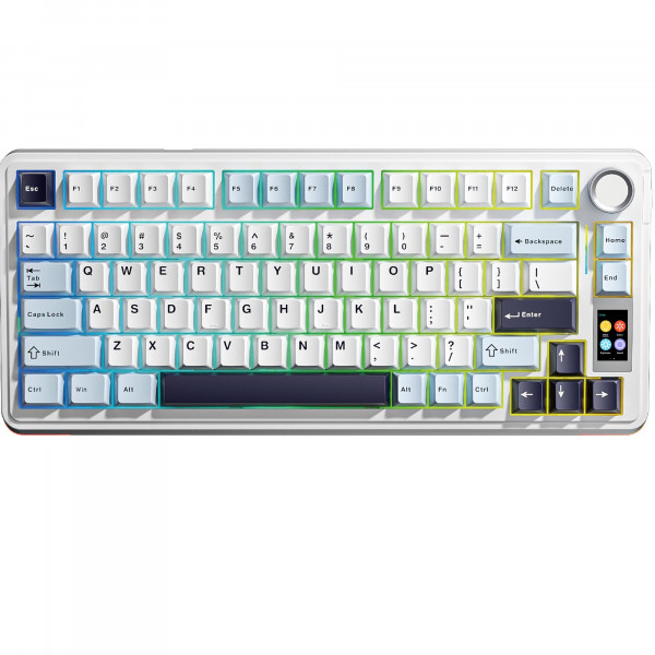 Клавіатура бездротова Aula S75 Pro White (6978080502148)