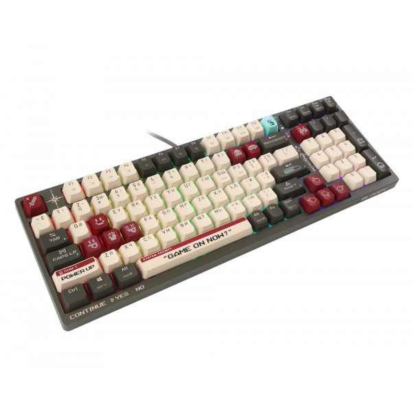 Клавіатура бездротова Bloody WS98 Pixels Red