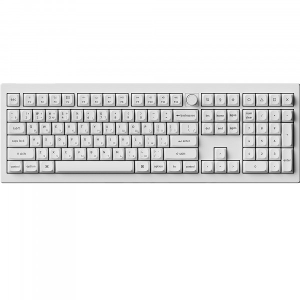 Клавіатура бездротова Keychron V6 Ultra Keychron Red Switch White RGB (V6U-F1-UA)