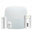 Комплект охоронної сигналізації Ajax StarterKit Cam Plus HDR ECG (8EU) UA White (117597.66.WH1)