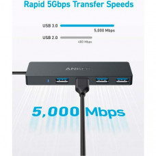Концентратор Anker PowerExpand Direct 4-in-1 USB-C PD Media Hub Black (A8309G11)
