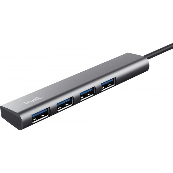 Концентратор Trust Halyx USB Type-C Grey (24948)