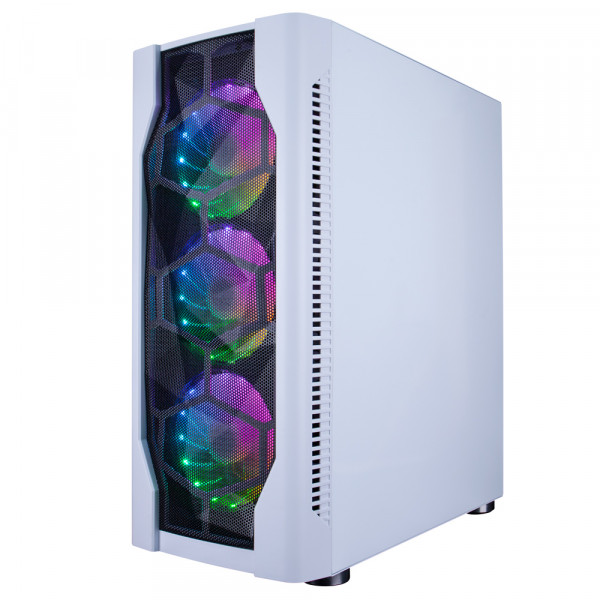 Корпус 1stPlayer D4-WH-4F1-W White без БЖ