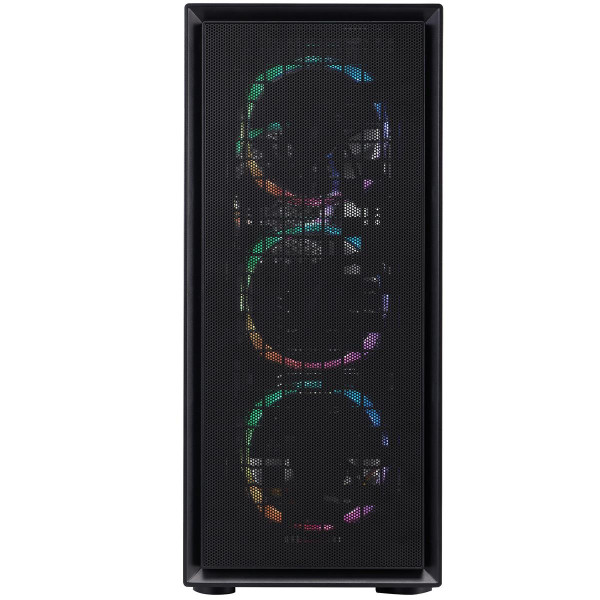 Корпус 1stPlayer Go6-BK-4FS7 Black без БЖ