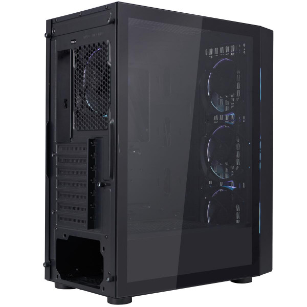Корпус 1stPlayer Go6-BK-4FS7 Black без БЖ