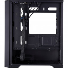 Корпус 1stPlayer T4-G-BK-4FS7 Black