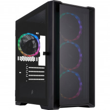 Корпус 1stPlayer T4-G-BK-4FS7 Black