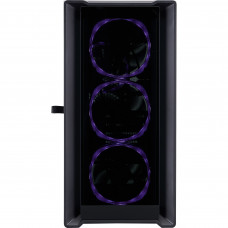 Корпус 1stPlayer T4-G-BK-4FS7 Black