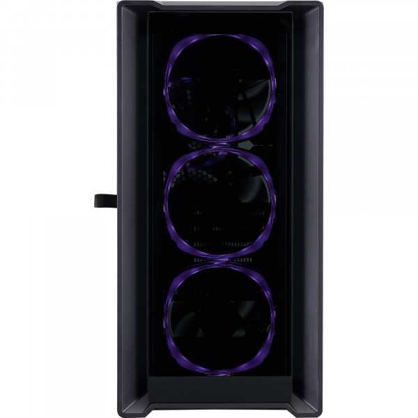 Корпус 1stPlayer T4-G-BK-4FS7 Black