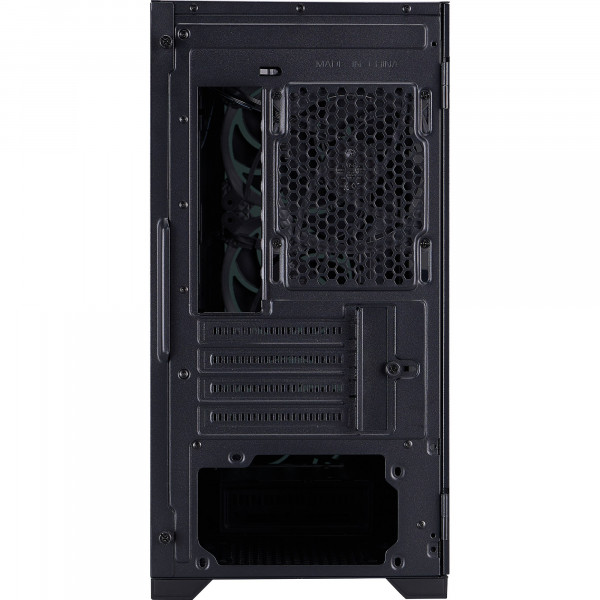 Корпус 1stPlayer T4-G-BK-4FS7 Black