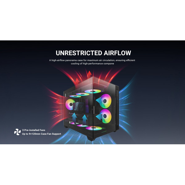 Корпус ID-Cooling View 500 ARGB Black