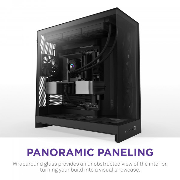 Корпус NZXT H9 Flow Black без БЖ (CM-H92FB-01)