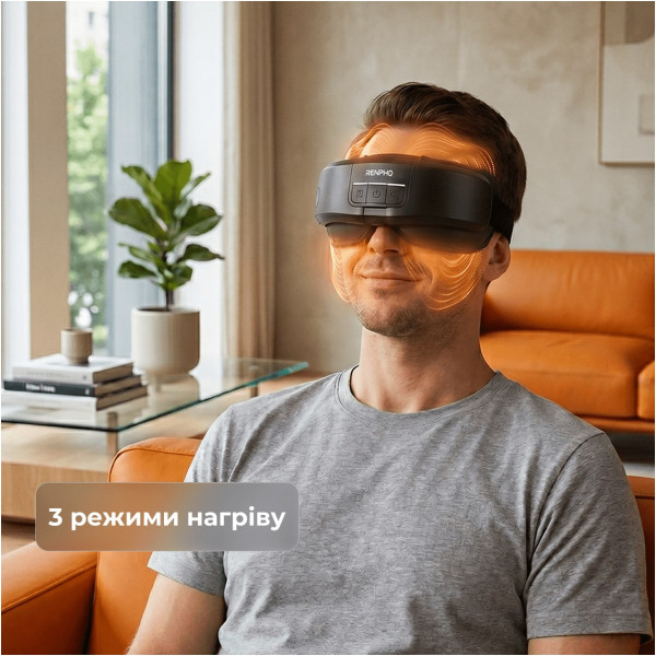 Масажер для очей RENPHO Eyeris Shift Eye Massager (R-G011-BK)