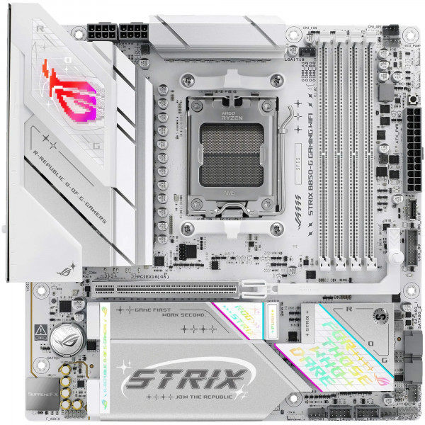 Материнська плата Asus ROG Strix B850-G Gaming WiFi Socket AM5
