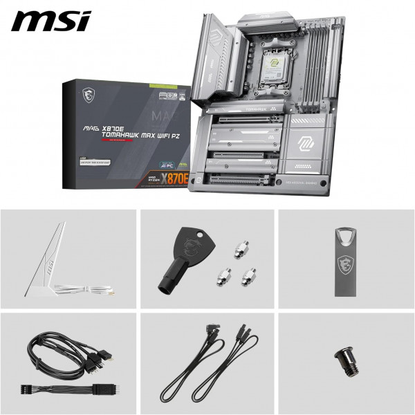 Материнська плата MSI MAG X870E Tomahawk Max WiFi PZ Socket AM5
