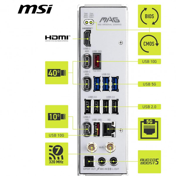 Материнська плата MSI MAG X870E Tomahawk Max WiFi PZ Socket AM5