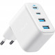 Мережевий зарядний пристрій Anker Zolo Charger 50W, 2xUSB-C, 2xUSB-A, White (A121EG21)