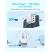 Мережевий зарядний пристрій Anker Zolo Charger 50W, 2xUSB-C, 2xUSB-A, White (A121EG21)