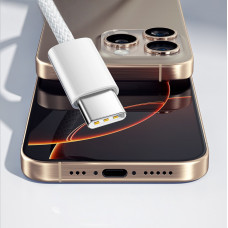 Мережевий зарядний пристрій Essager Vanjane 20W USB-C White (EFJB02-JSTT2-T) + кабель USB Type-C