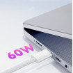 Мережевий зарядний пристрій Essager Vanjane 20W USB-C White (EFJB02-JSTT2-T) + кабель USB Type-C