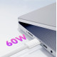 Мережевий зарядний пристрій Essager Vanjane 20W USB-C White (EFJB02-JSTT2-T) + кабель USB Type-C